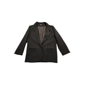 Raphael Lorenzo New York Black Textured Blazer Jacket Size 8‎